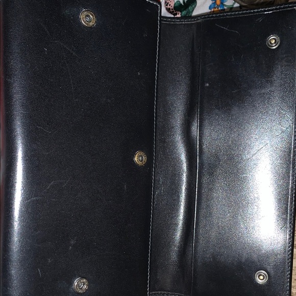 Coach Black Leather long  Wallet - Picture 3 of 7